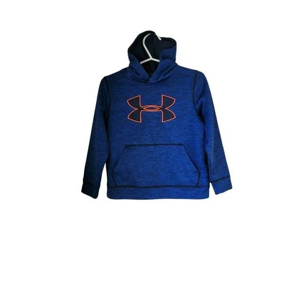 Under Armour Hoodie Youth Medium Boys Blue Long Sleeve Warm Winter size M - Picture 1 of 10